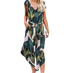 COPY - Tie Shoulder Wide Leg Jumpsuit
